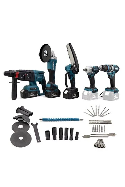 Dawreek Chelikbei AK102 5'li Akülü Profesyonel Set Testereli